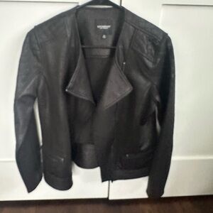 Liverpool Black Leather Jacket